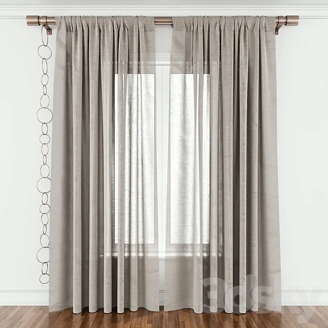 Curtain №20 3D Model