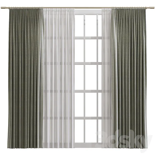 Curtain №511 3D Model