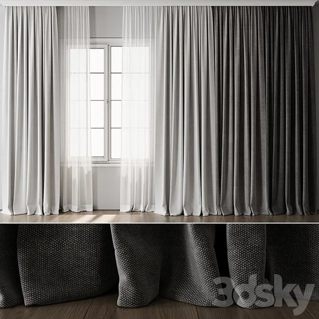 Curtain for Interior 101 3D Model