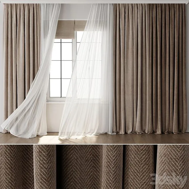 Curtain for Interior 112 3D Model