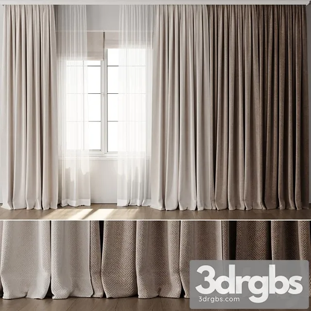 Curtain For Interior 119 3 3D Model Free