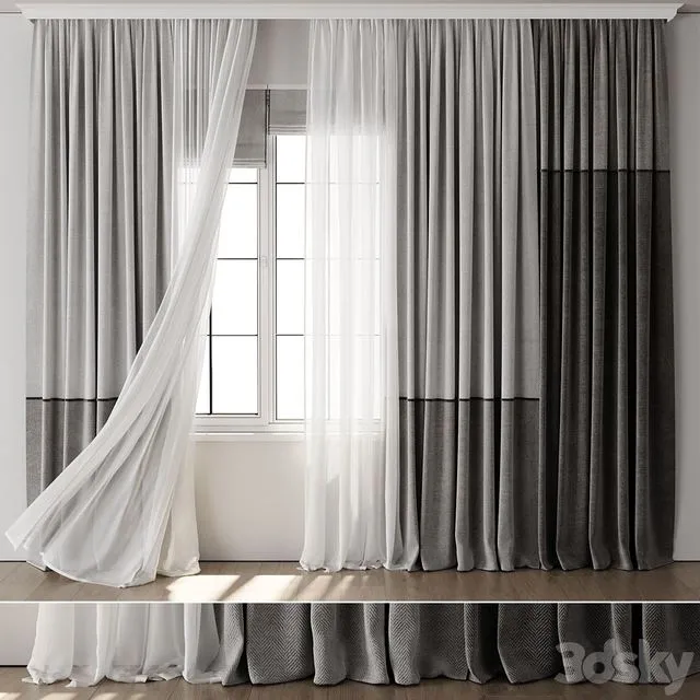 Curtain for Interior 125 3D Model