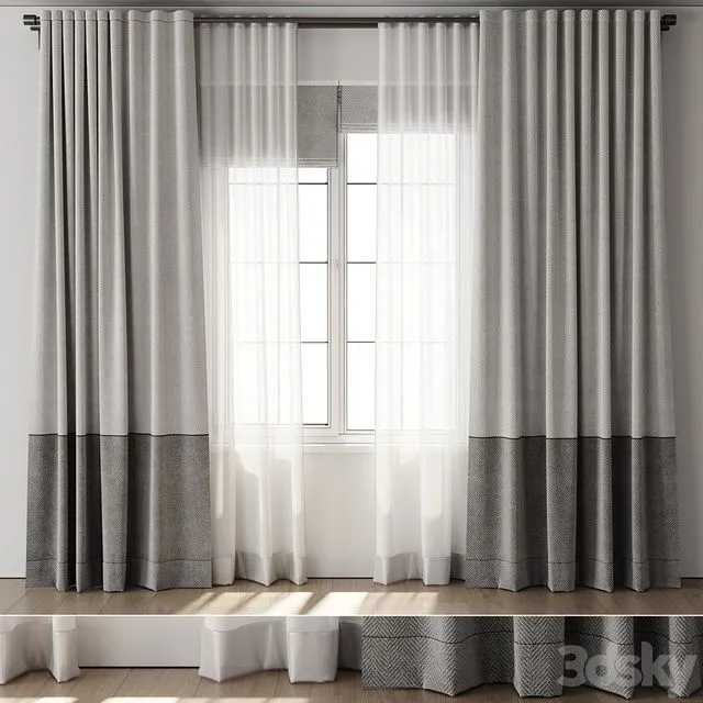 Curtain for Interior 135 3D Model