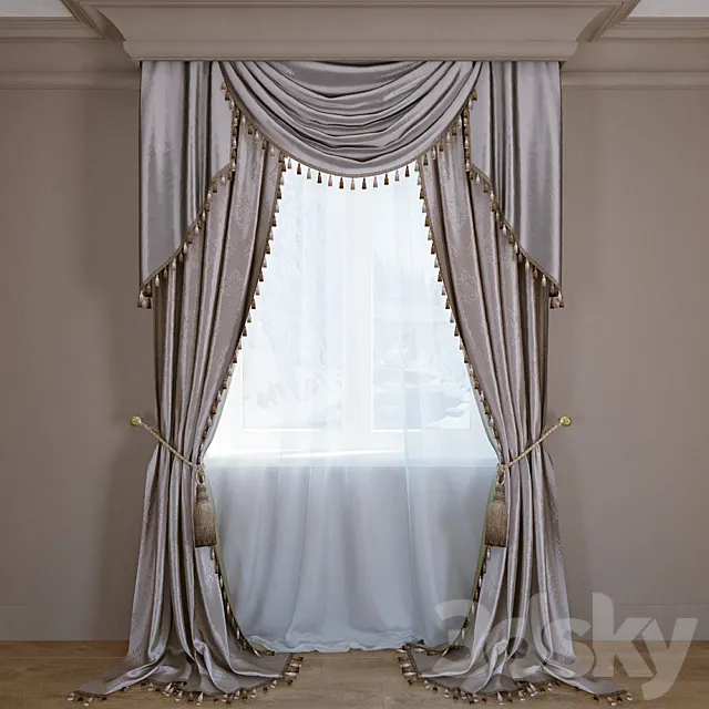 curtain luxury 3DModel