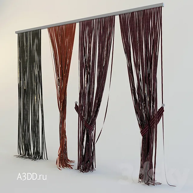 Curtain rope 3D Model