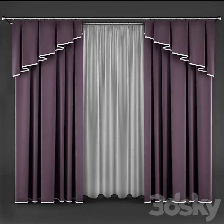 curtain_14 3D Model