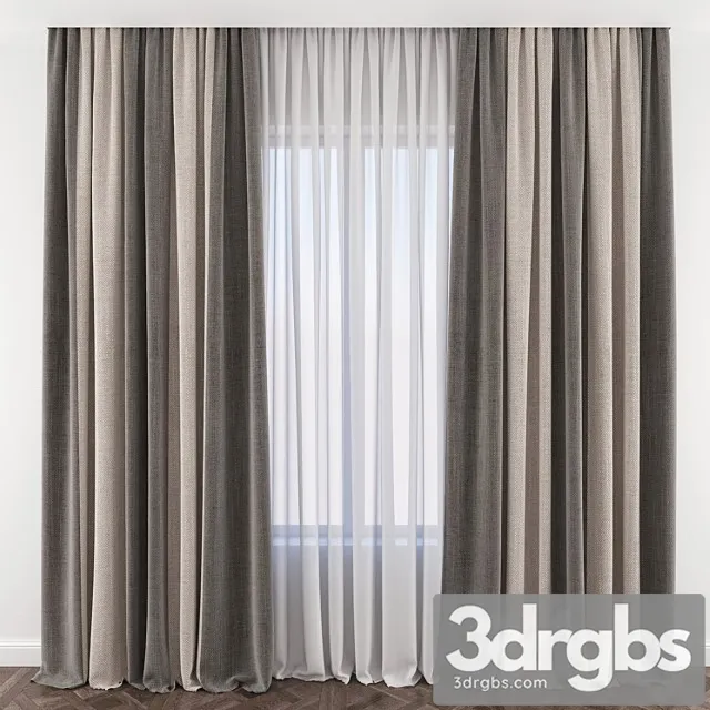 Curtain_1_2 3D Model Free