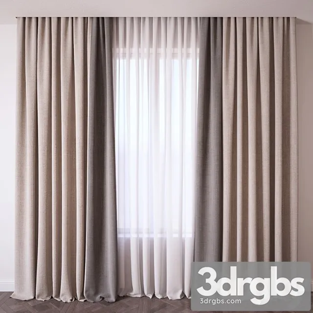 Curtain_2 3D Model Free