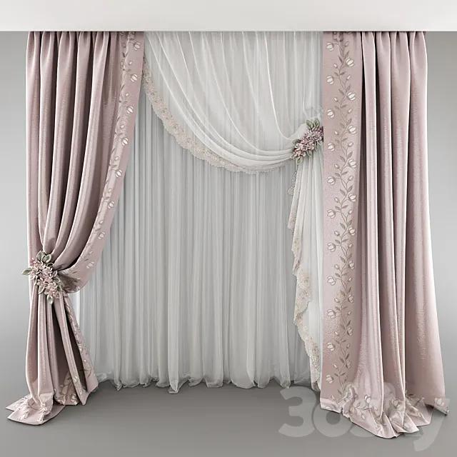 Curtain_20 3D Model