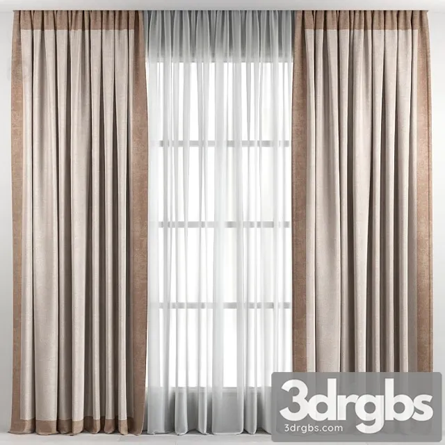 Curtain_23 3D Model Free