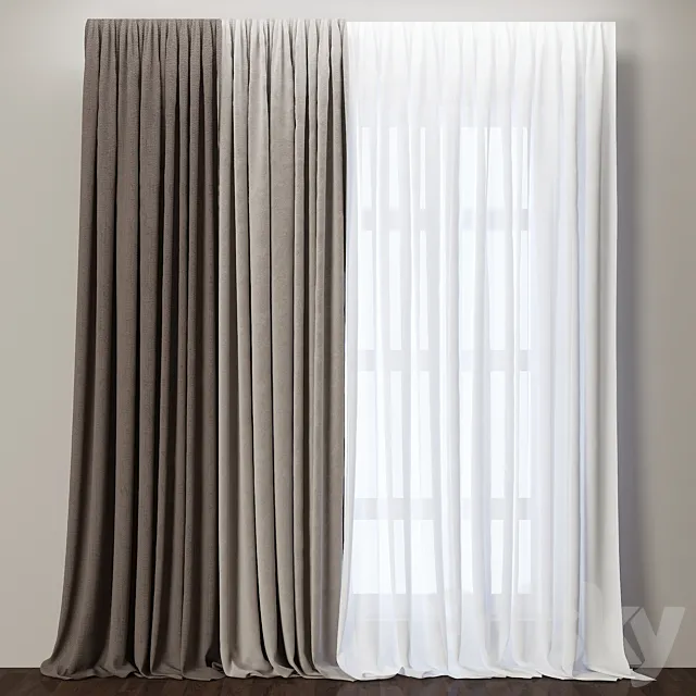 Curtain_27 3DModel