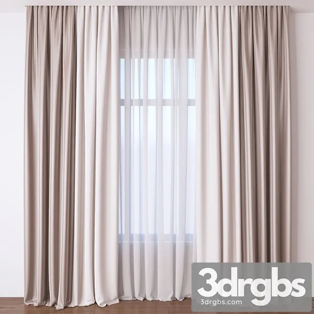 Curtain_3_2 3D Model Free