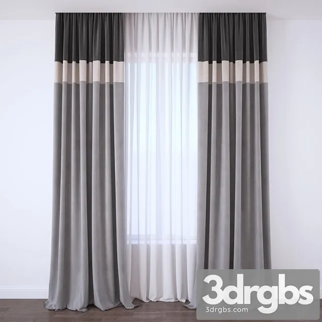 Curtain_4 3D Model Free