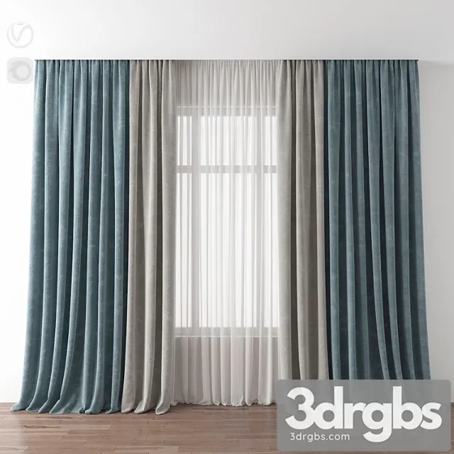 Curtain_4_2 3D Model Free
