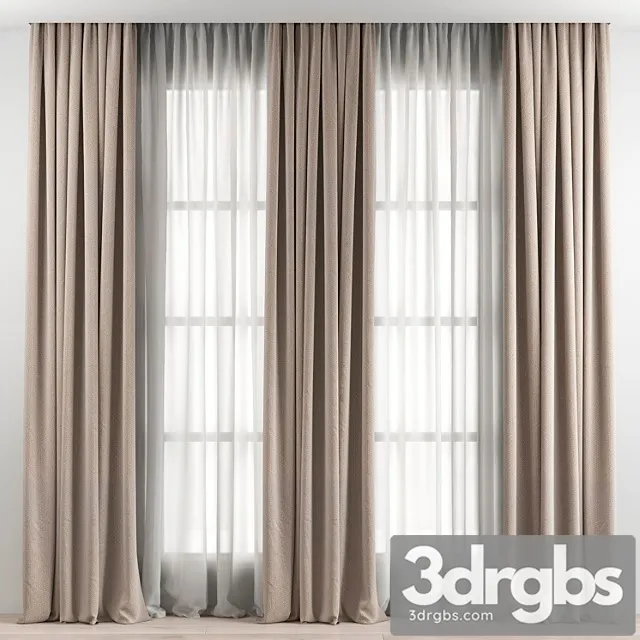 Curtain_4_23 3D Model Free
