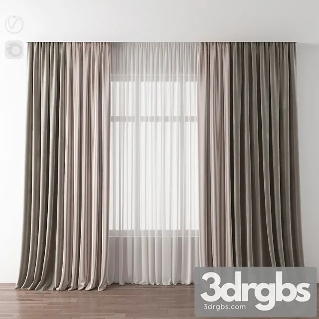 Curtain_5_2 3D Model Free
