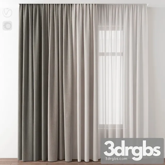 Curtain_6_2 3D Model Free