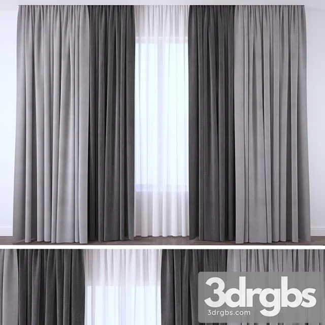 Curtain_9 3D Model Free