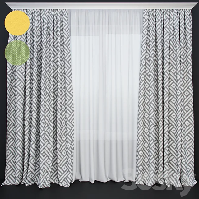 Curtain_model_2 3DModel
