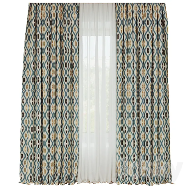 Curtain_model_5_1 3DModel