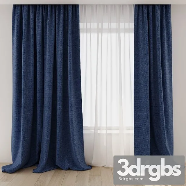 Curtains 012 3D Model Free