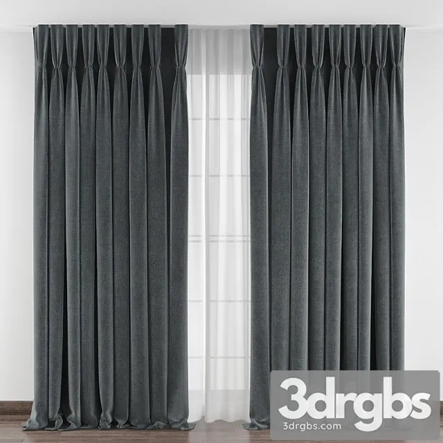 Curtains 051 3D Model Free