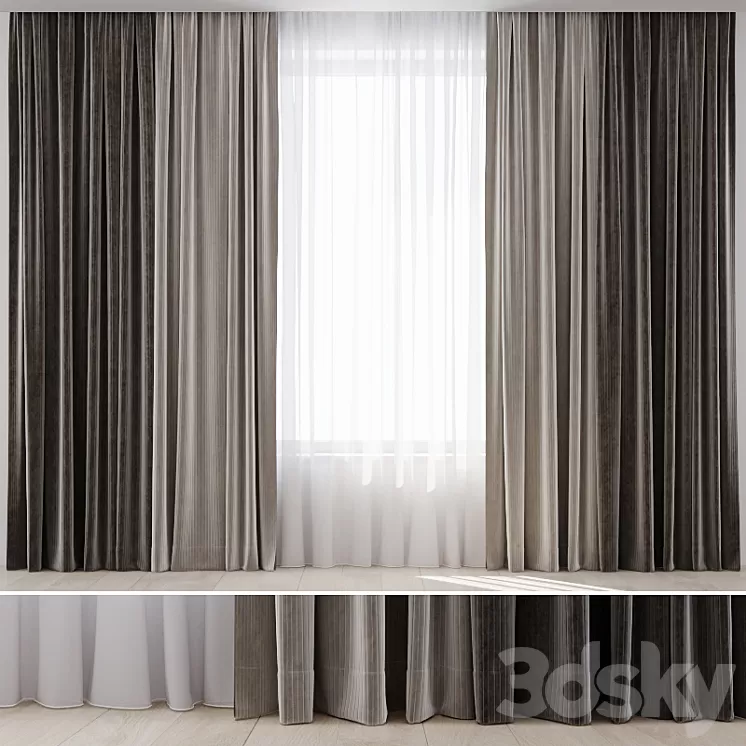 Curtains 07 3D Model