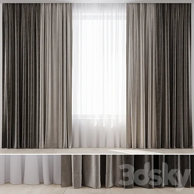 Curtains 07 3DModel