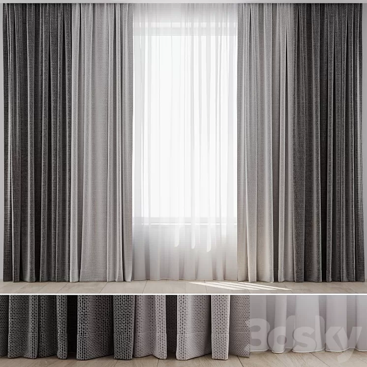 Curtains 09 3D Model