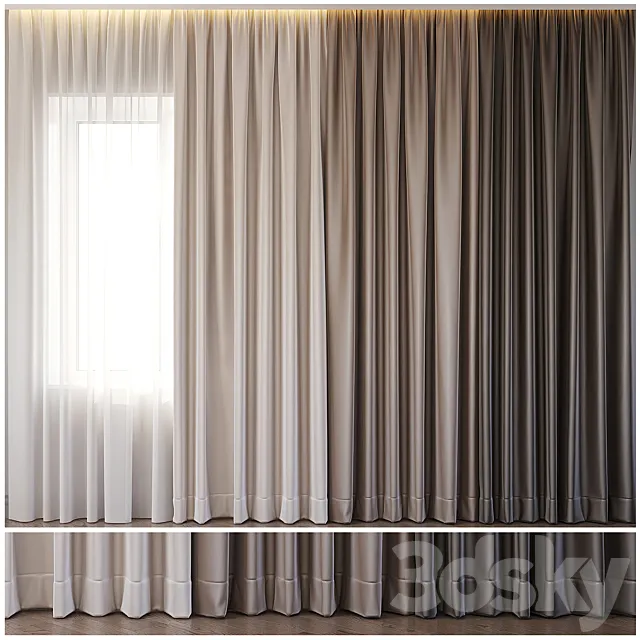 Curtains 1 3DModel