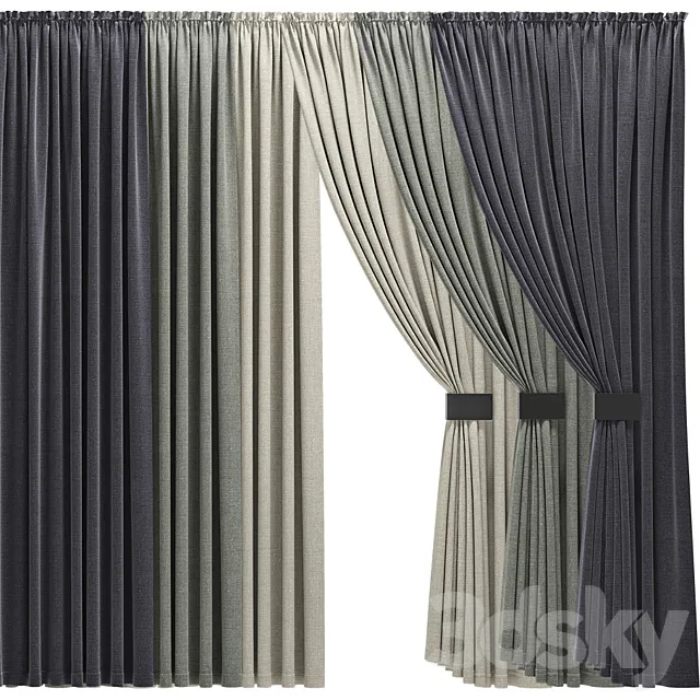 Curtains 11 3D Model