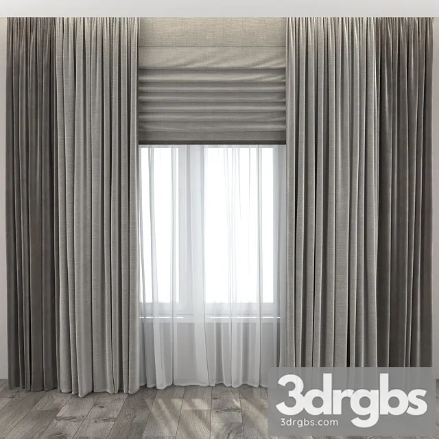 Curtains 13 3D Model Free