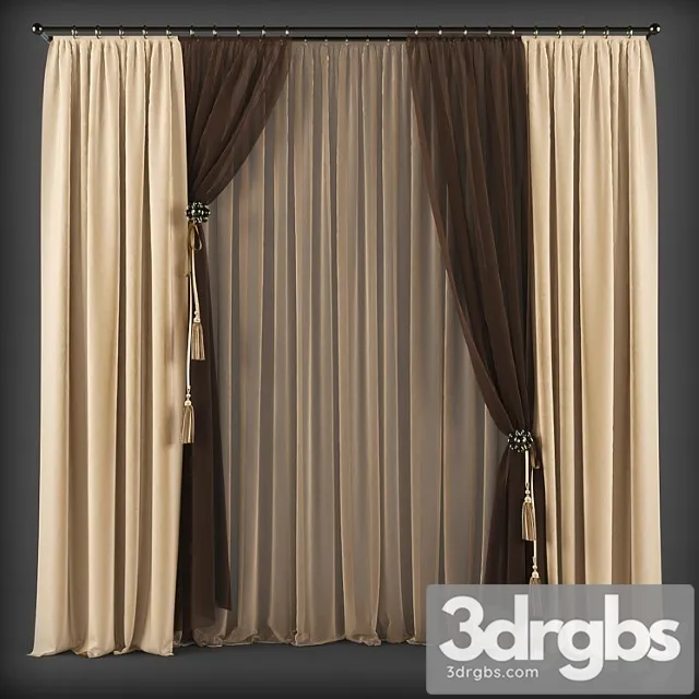 Curtains 139 1 3D Model Free