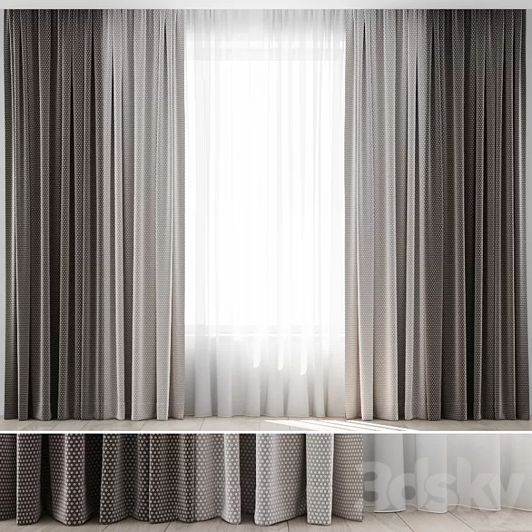 Curtains 14 3D Model