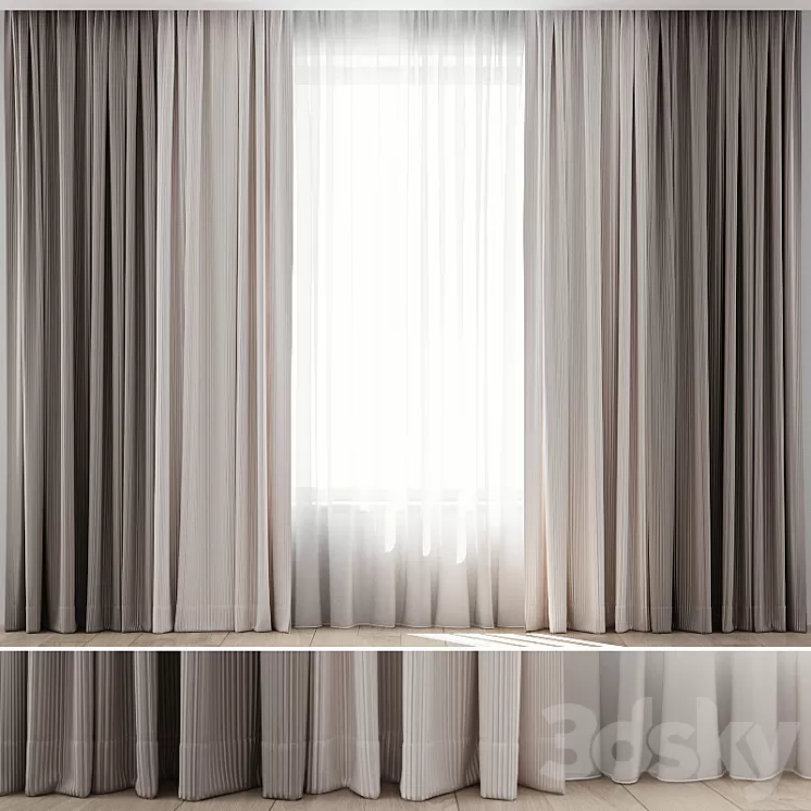 Curtains 15 3D Model