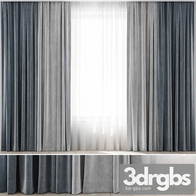 Curtains 18 3D Model Free