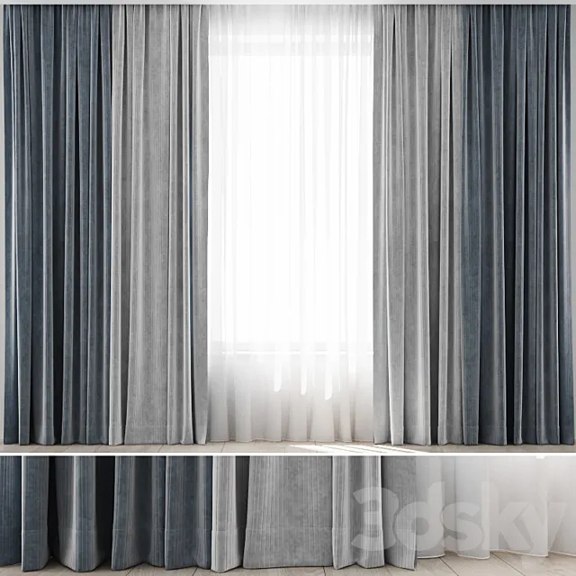 Curtains 18 3D Model