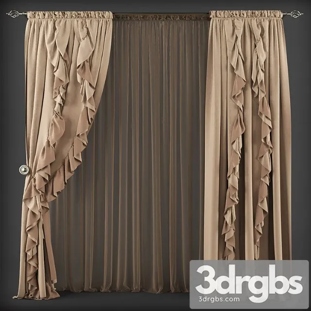 Curtains 189 1 3D Model Free