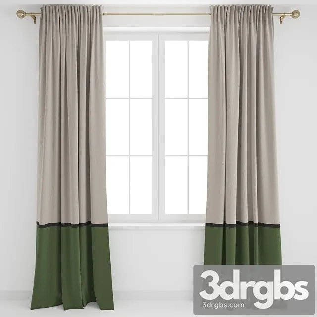 Curtains 2 3D Model Free