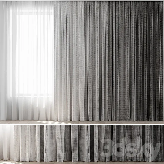 Curtains 21 3D Model