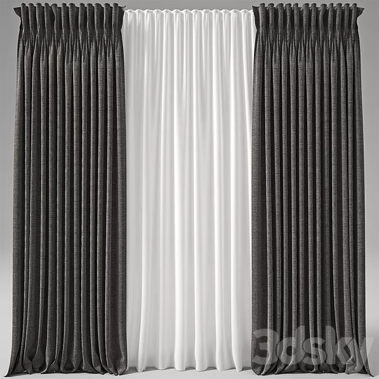 CURTAINS 24 3D Model