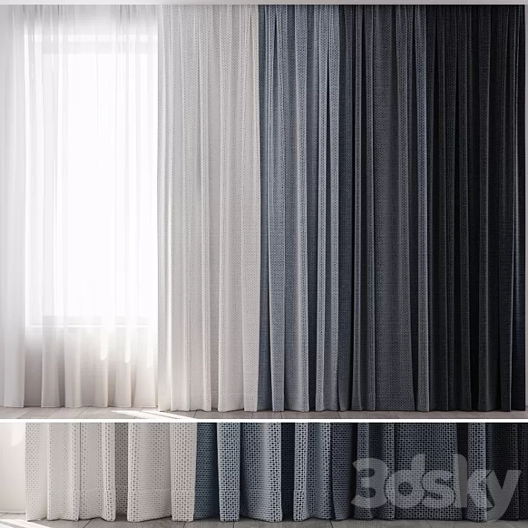Curtains 25 3D Model