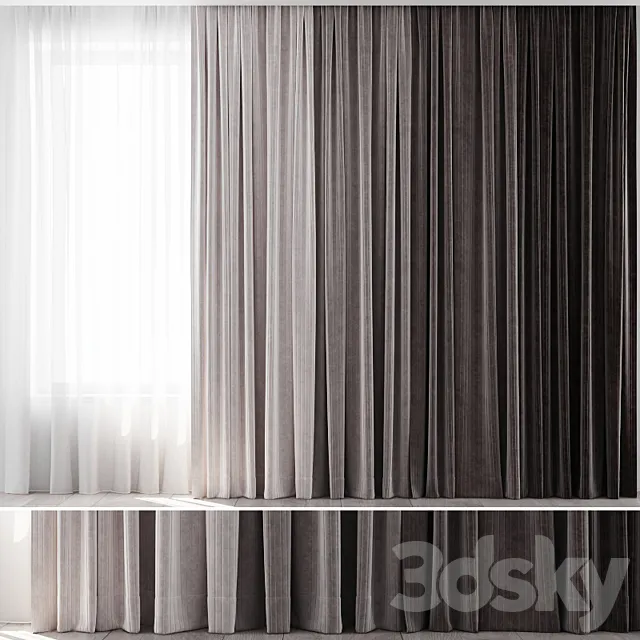 Curtains 26 3D Model