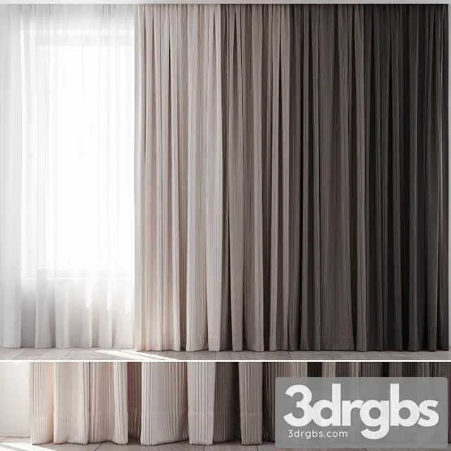 Curtains 28 3D Model Download