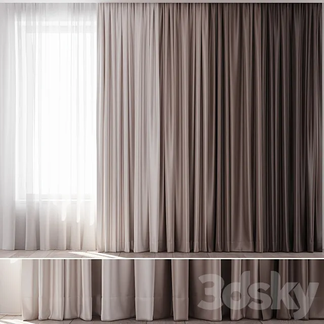 Curtains 30 3D Model