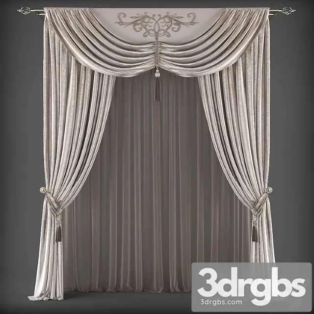 Curtains 304 3D Model Free