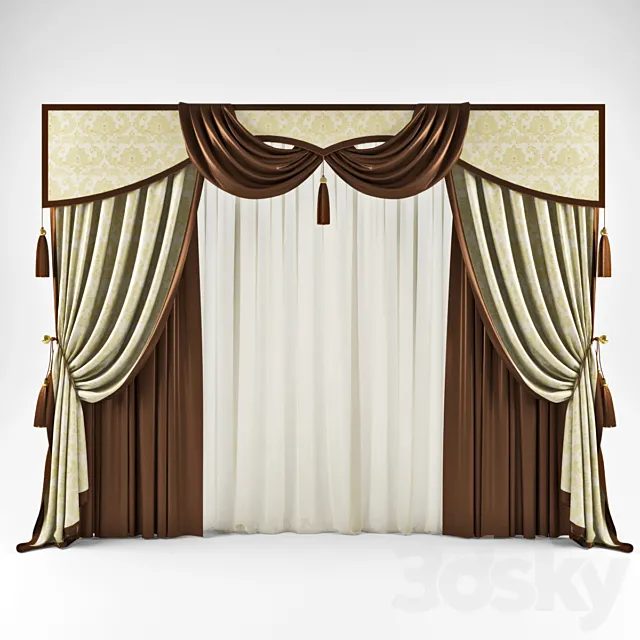 Curtains 32 3DModel