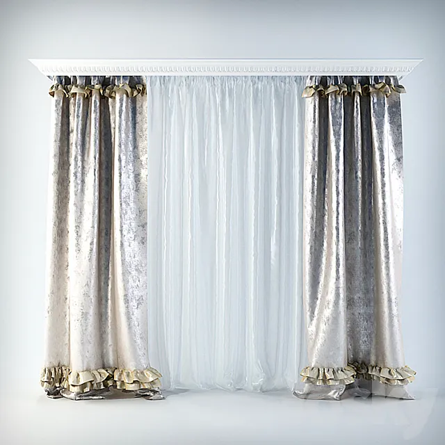 curtains 3D Model