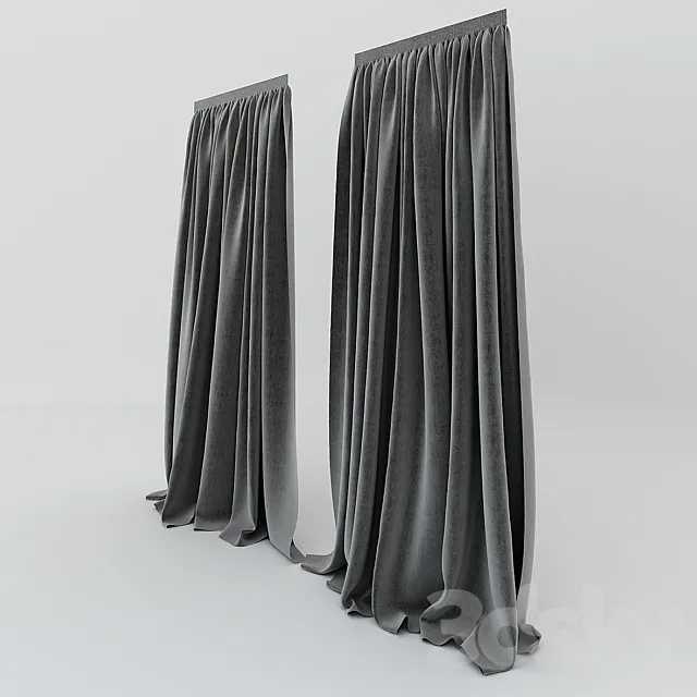 curtains 3D Model