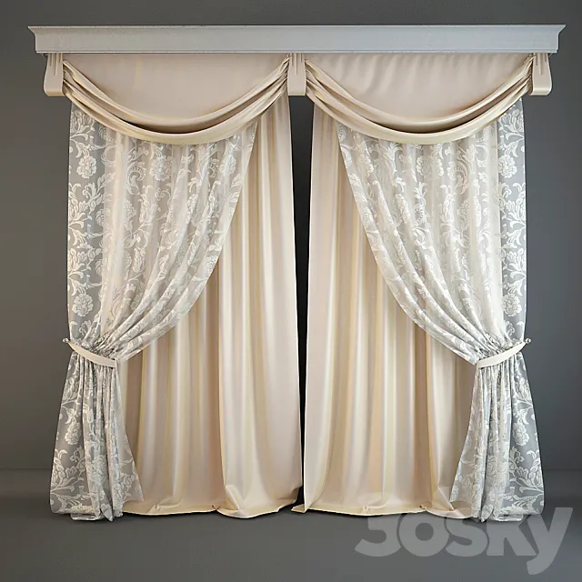 curtains 3D Model